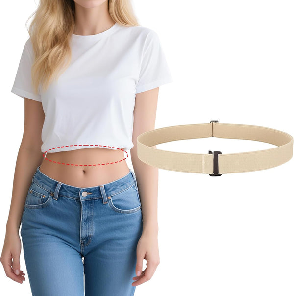 Crop Top Tuck Band For Women Adjustable Tucky Waist Belt Tucking