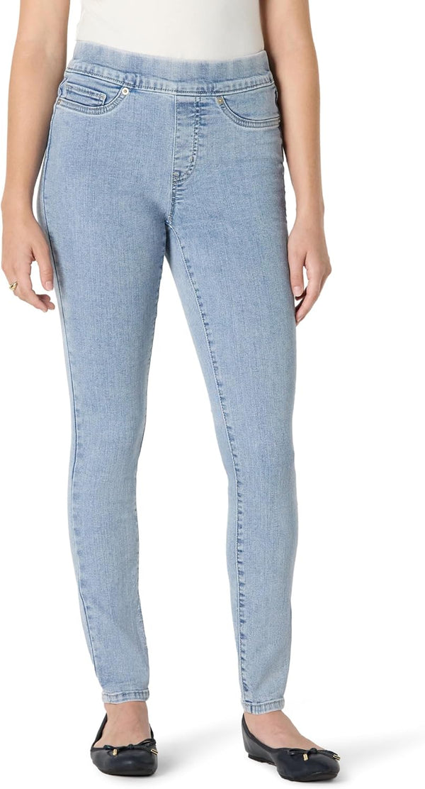 Women's Stretch Denim Mid-rise Pull-on Skinny