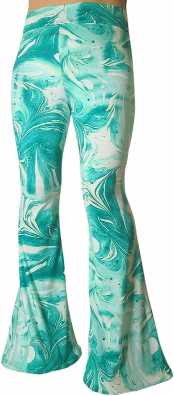 Women's High Waist Wide Leg Long Palazzo Bell Bottom