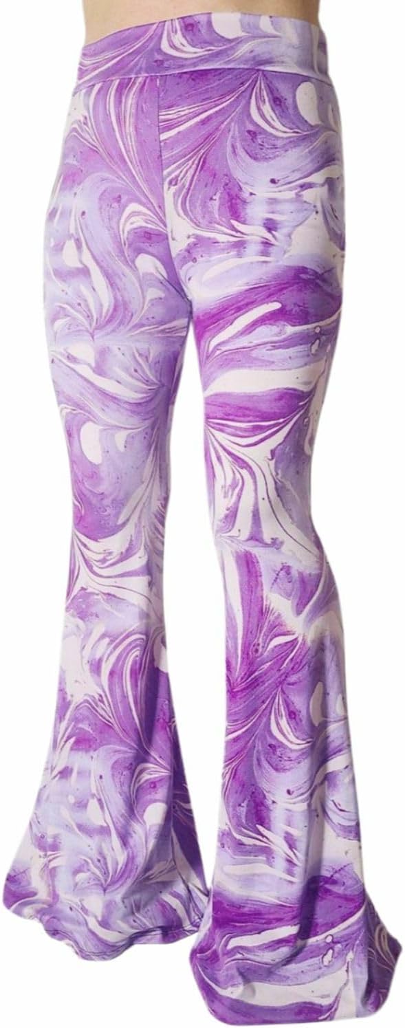 Women's High Waist Wide Leg Long Palazzo Bell Bottom