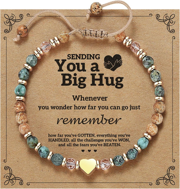 yupoxiu Natural Stone Bracelets - Inspirational Birthday Gifts for Women