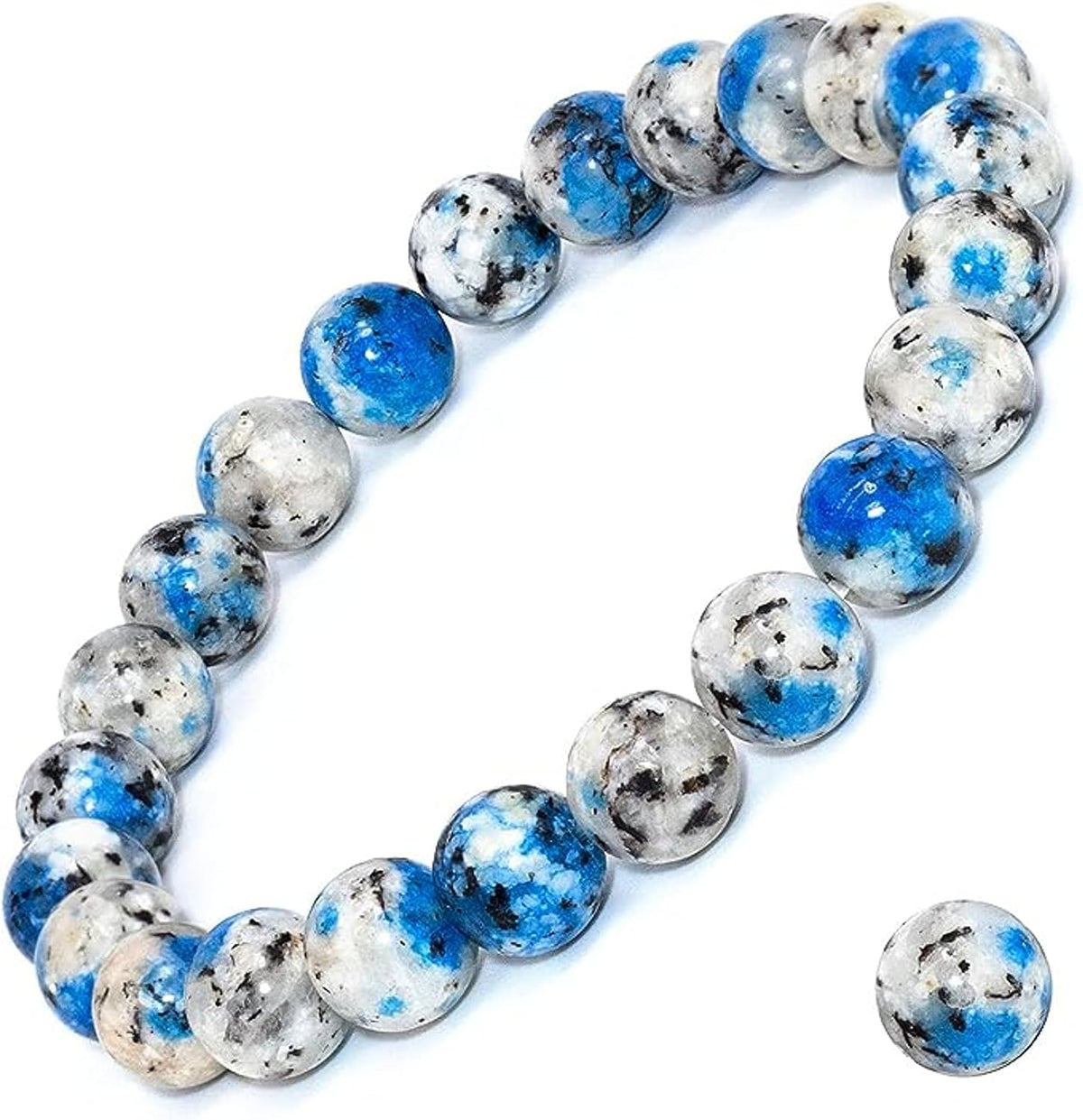 Natural Gemstone Stretch Elastic Bracelet