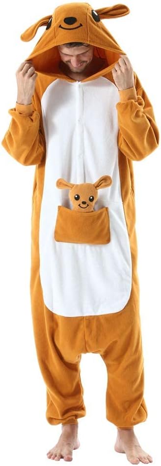 SAMGU Adult Onesie Animal Halloween Cosplay Costume One Piece Pajamas for Women and Men