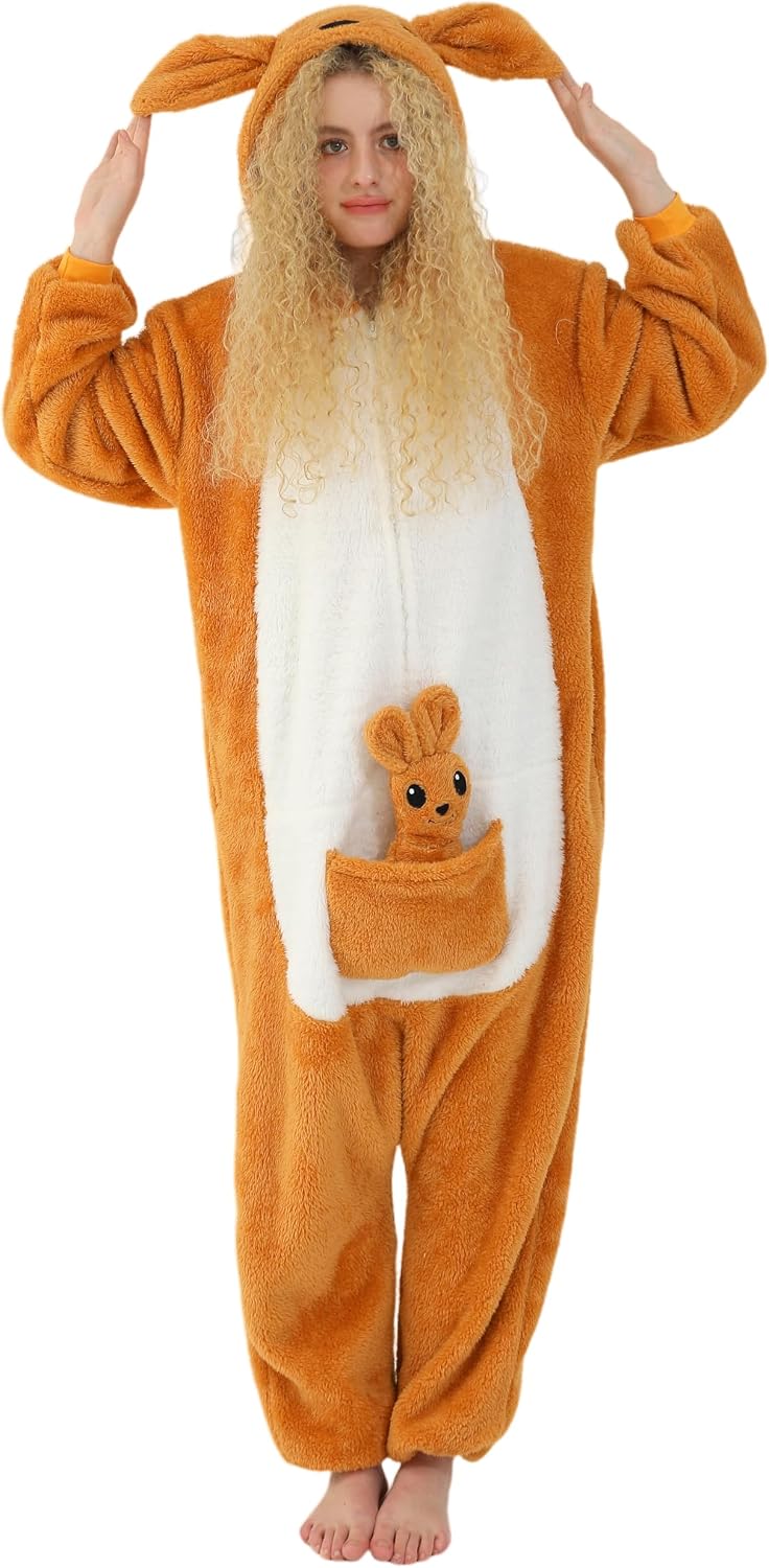SAMGU Adult Onesie Animal Pajamas Halloween Cosplay Costumes Sleepwear Homewear