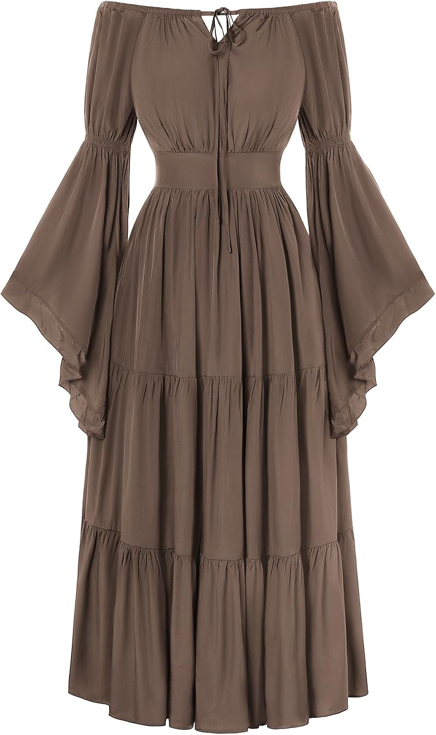 Scarlet Darkness Renaissance Dress Women Long Sleeve Off Shoulder Dresses