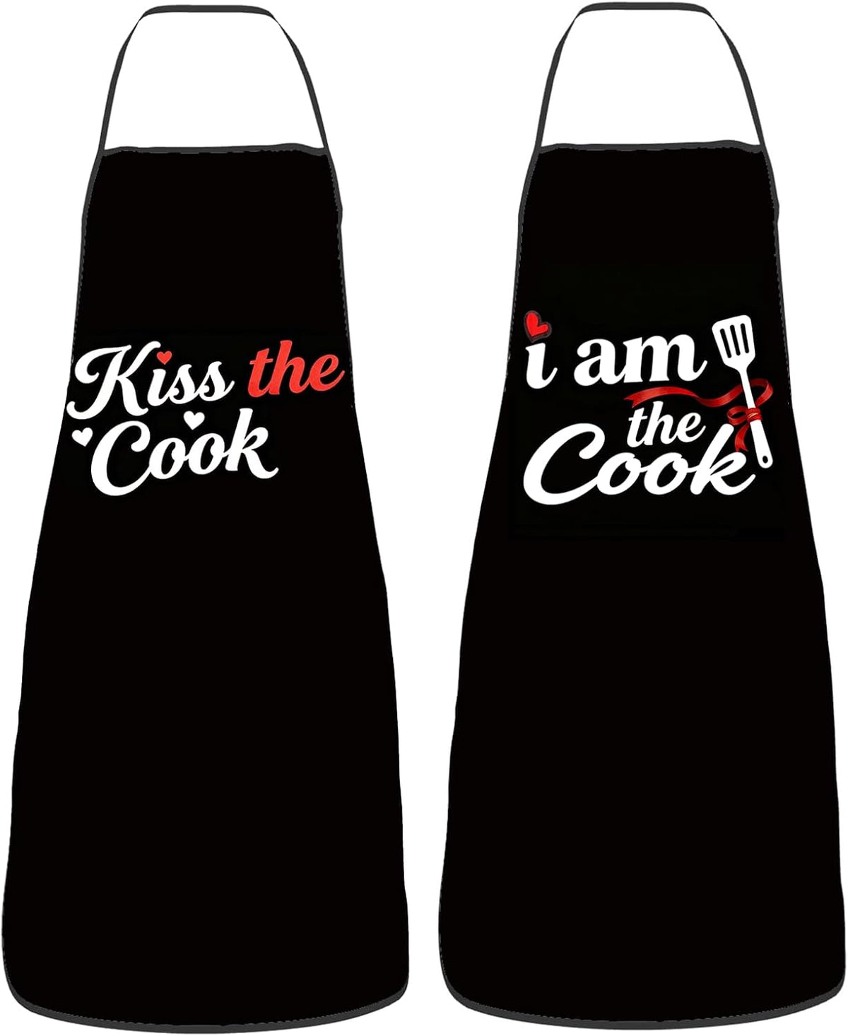 Halloween Aprons Gifts for Women Mens Funny Boo-mate Cooking Apron, Funny Gift for Him Her,His Hers (2 Pcs)