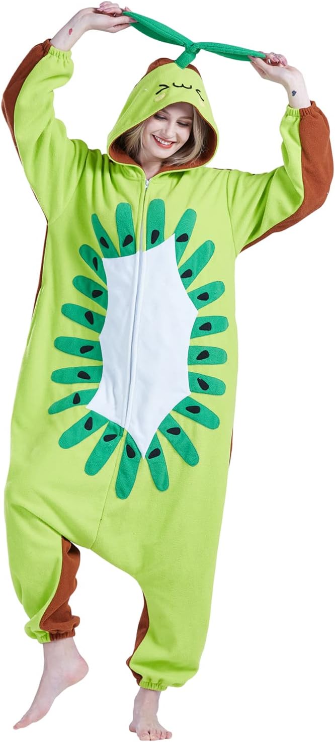 SAMGU Adult Onesie Animal Halloween Cosplay Costume One Piece Pajamas for Women and Men