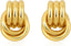 SHERLOVE Chunky Knot Gold Earrings Women Statement Drop Dangle Earrings