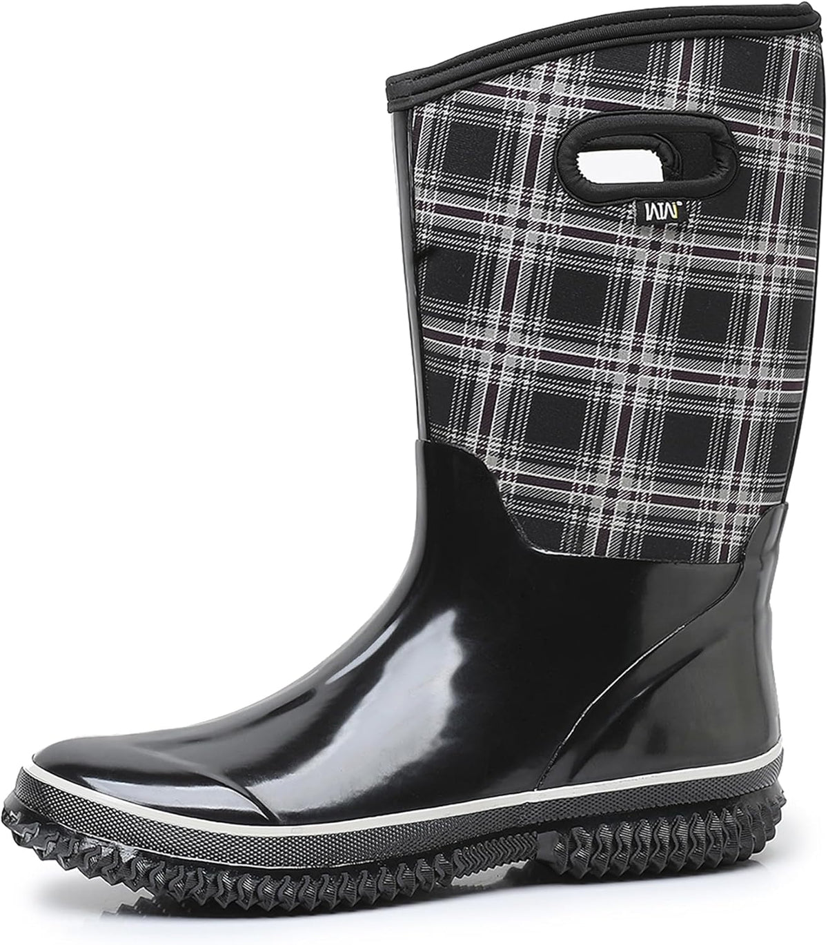 Mid-calf Rain Boots - Waterproof Insulated 5.5mm Neoprene Mud Boots