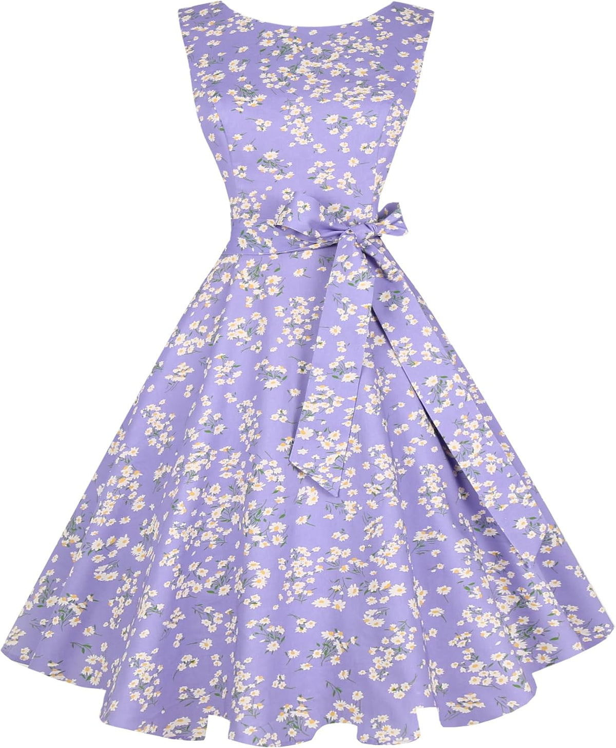 Sleeveless Vintage 1950s Cocktail Dress