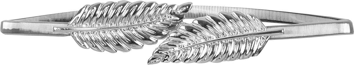 Metallic Elastic Stretchy Chain Belt