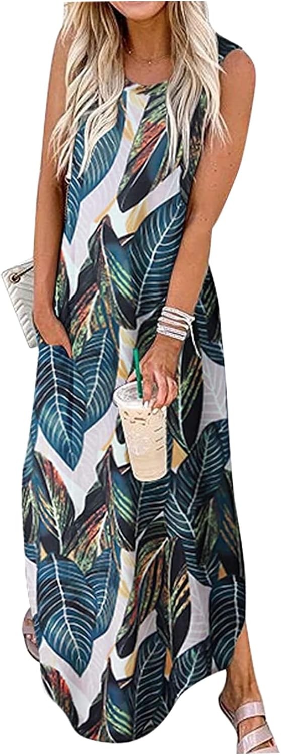 CHUNTIANRAN Maxi Dresses for Women Summer Outfits Boho Beach Long Dresses Casual Sundresses Resort Wear for Women 2026
