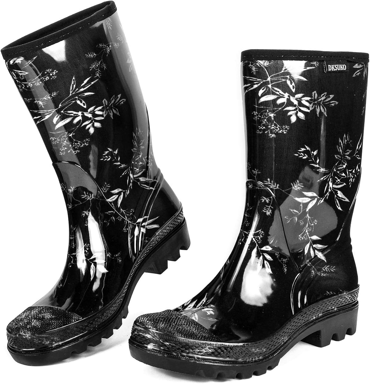 Women's Wide Calf Waterproof Rain Boots – Seamless Pvc Boots