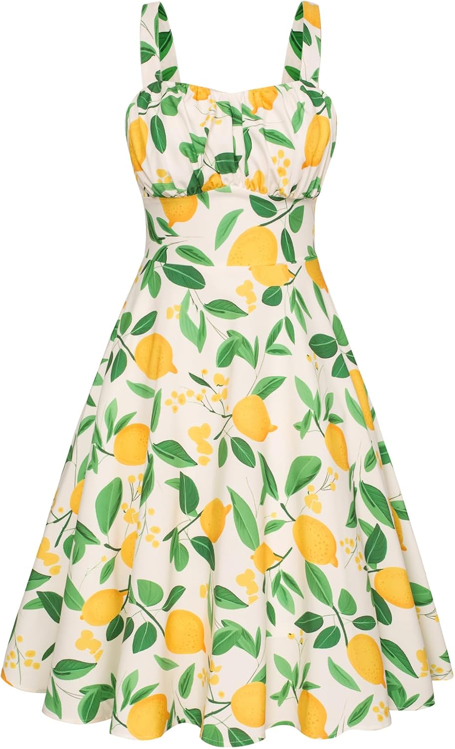 Belle Poque Womens Vintage A-line Midi Cocktail Party Dress