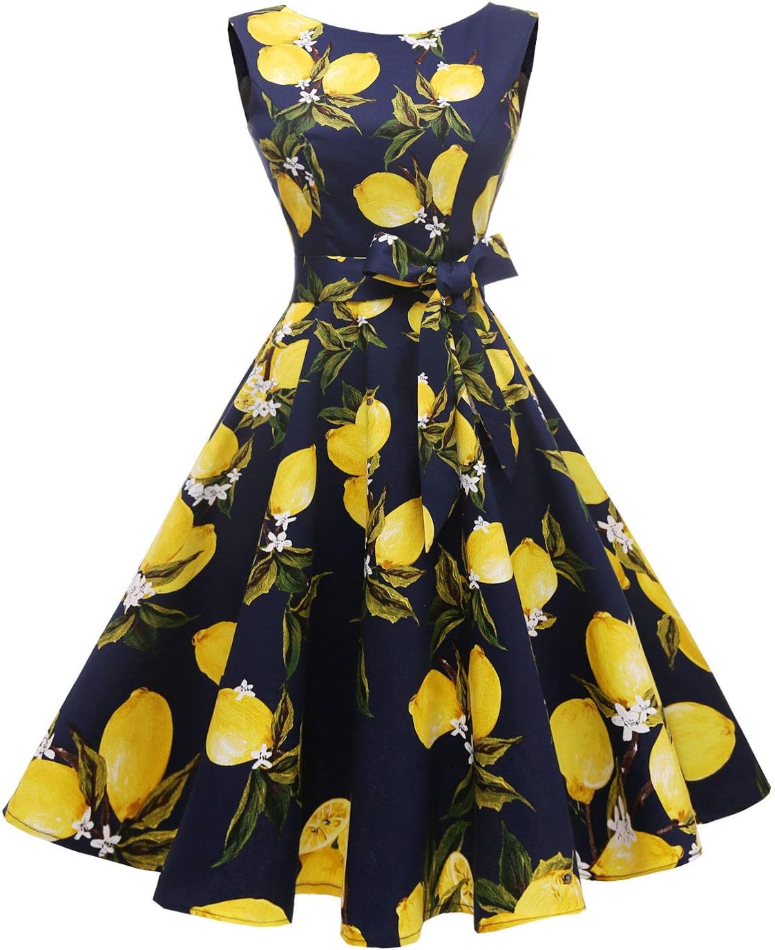 Sleeveless Vintage 1950s Cocktail Dress