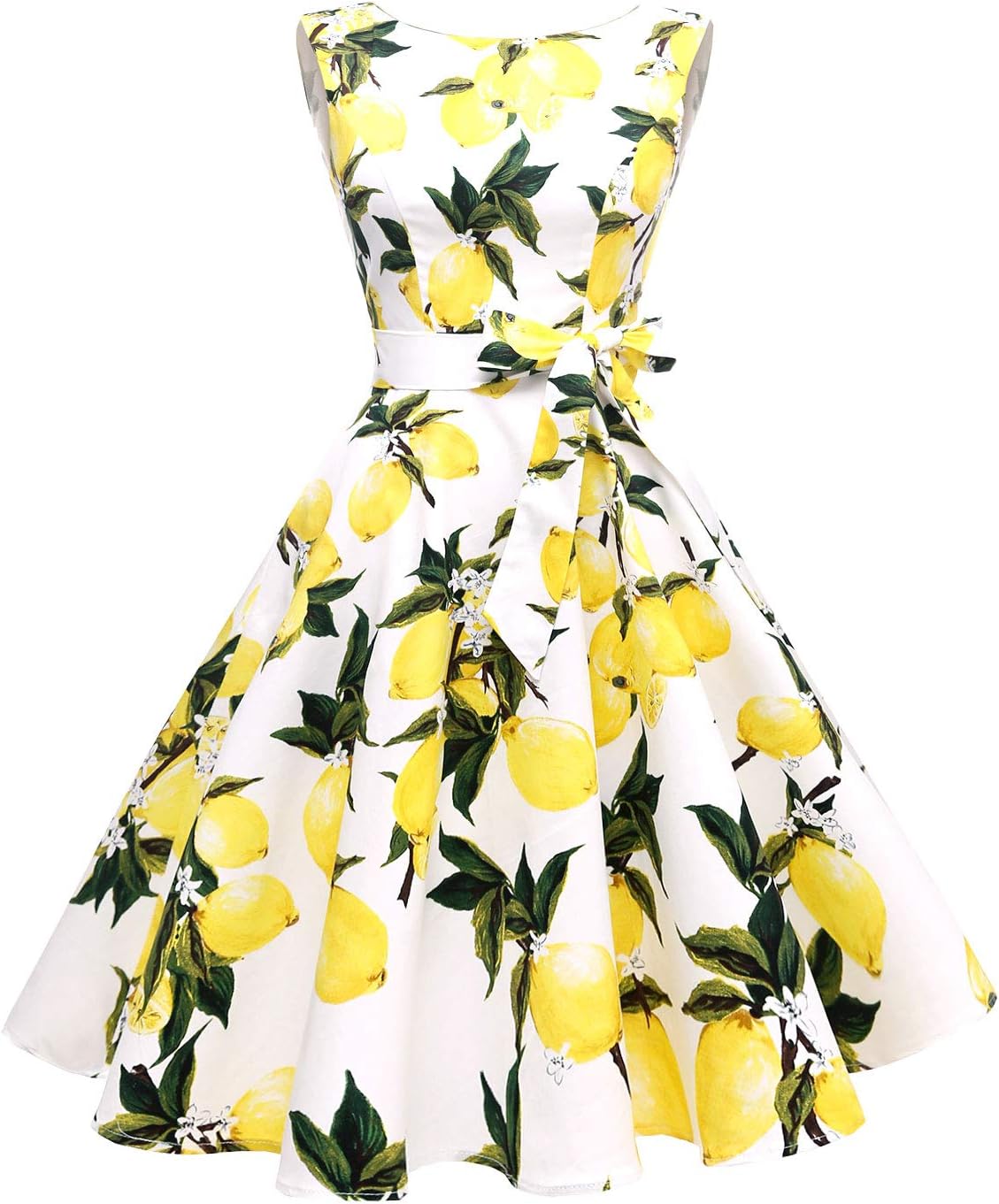 Sleeveless Vintage 1950s Cocktail Dress