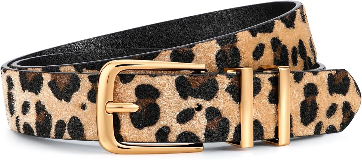 Women's Soft Faux Leather Belt For Jeans Pants Dress Fashion Ladies