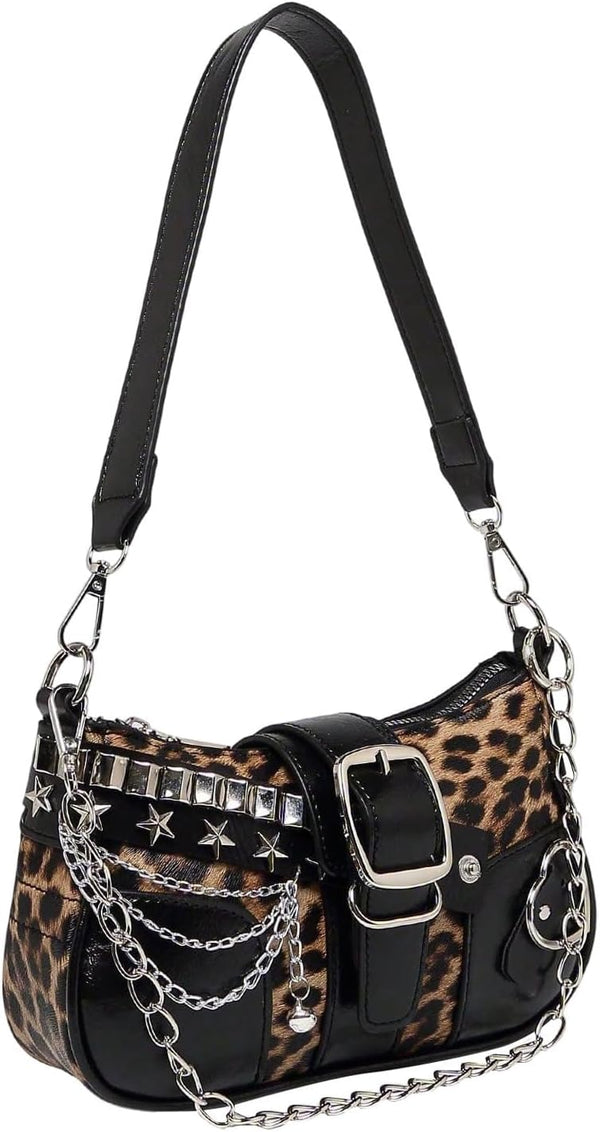 Women's Y2K Star Embroidery Shoulder Bag