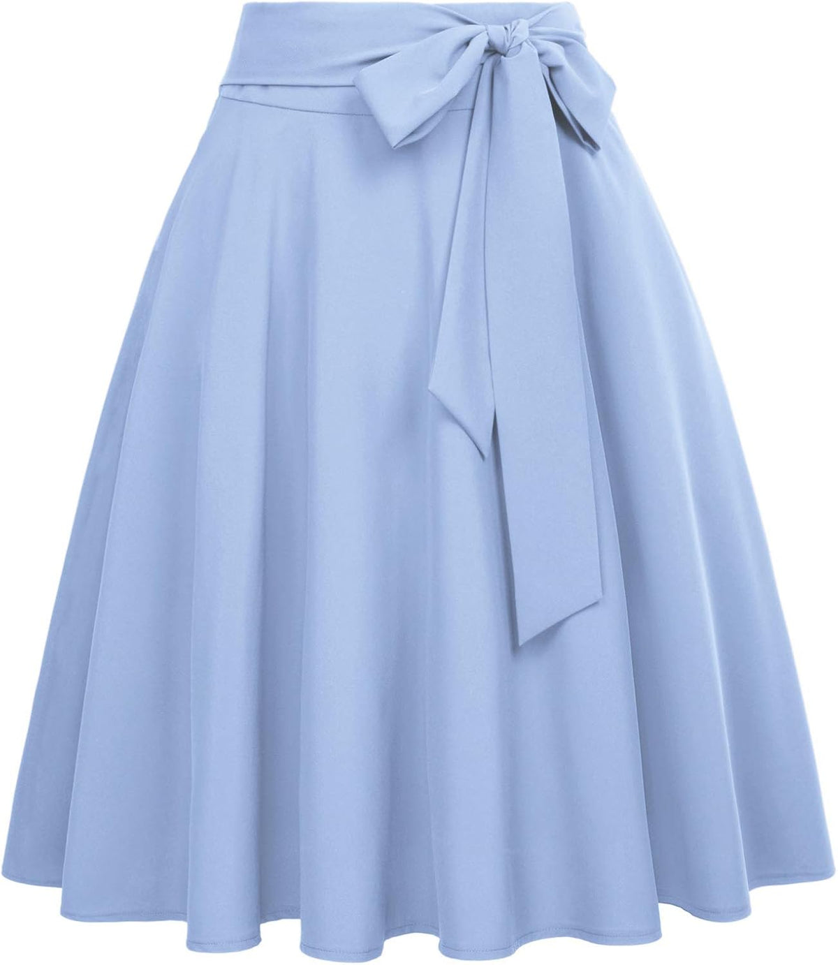 Belle Poque Women High Waisted A Line Skirt with Pockets