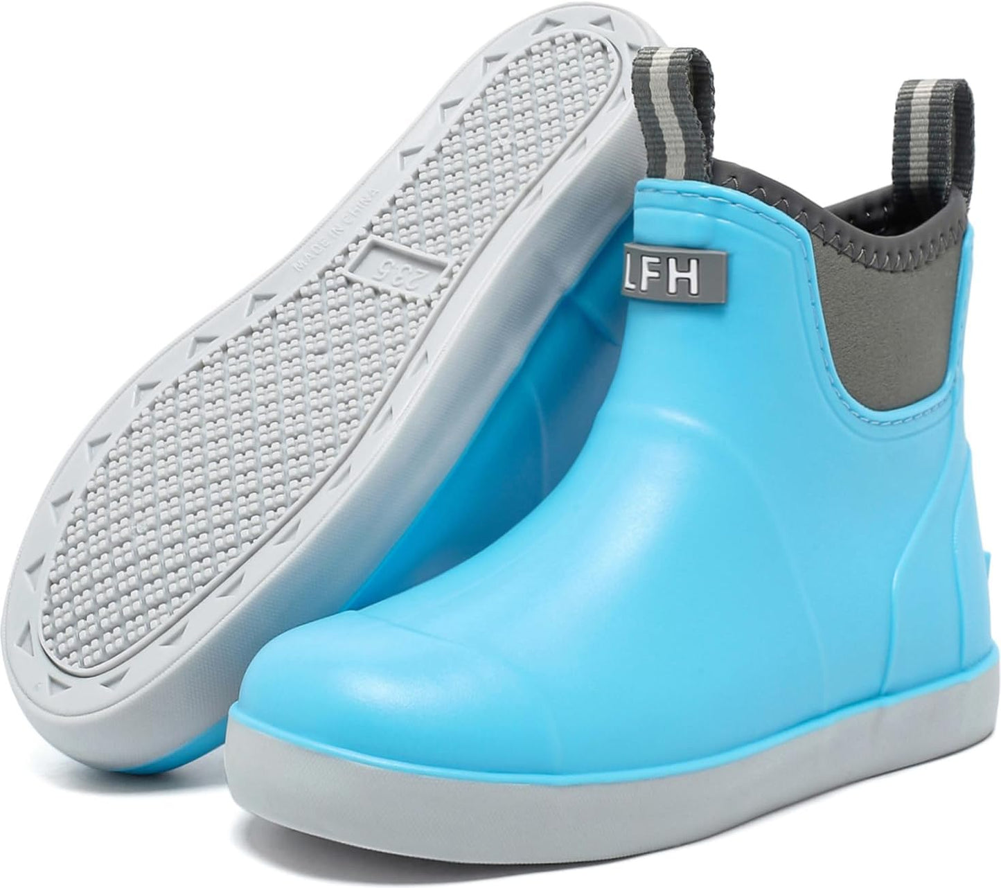 Women's Deck Boots, Waterproof Ankle Rain Boots With Anti-slip