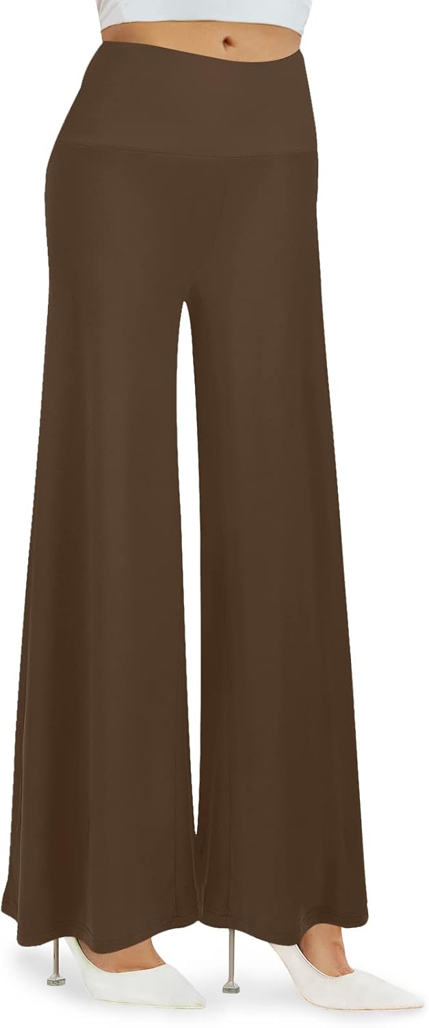 Women's Stretchy Wide Leg Palazzo Lounge Pants Casual Comfy