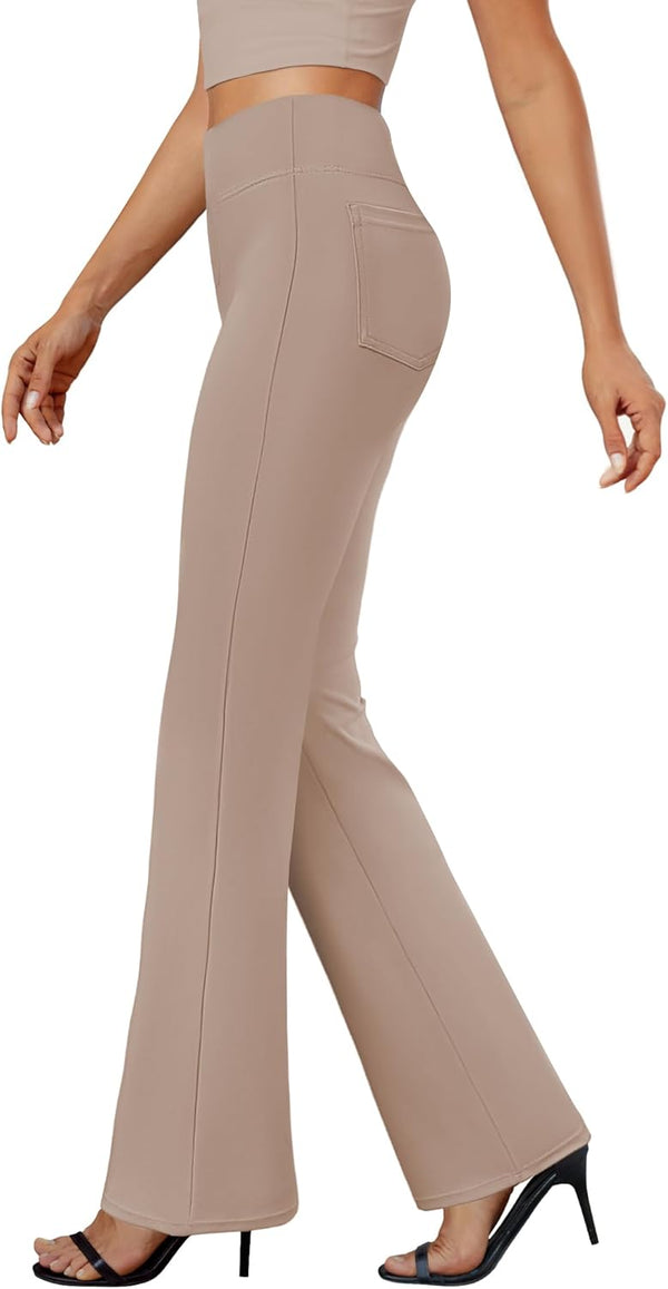 Womens Bootcut Dress Pants Business Casual Work Pants With