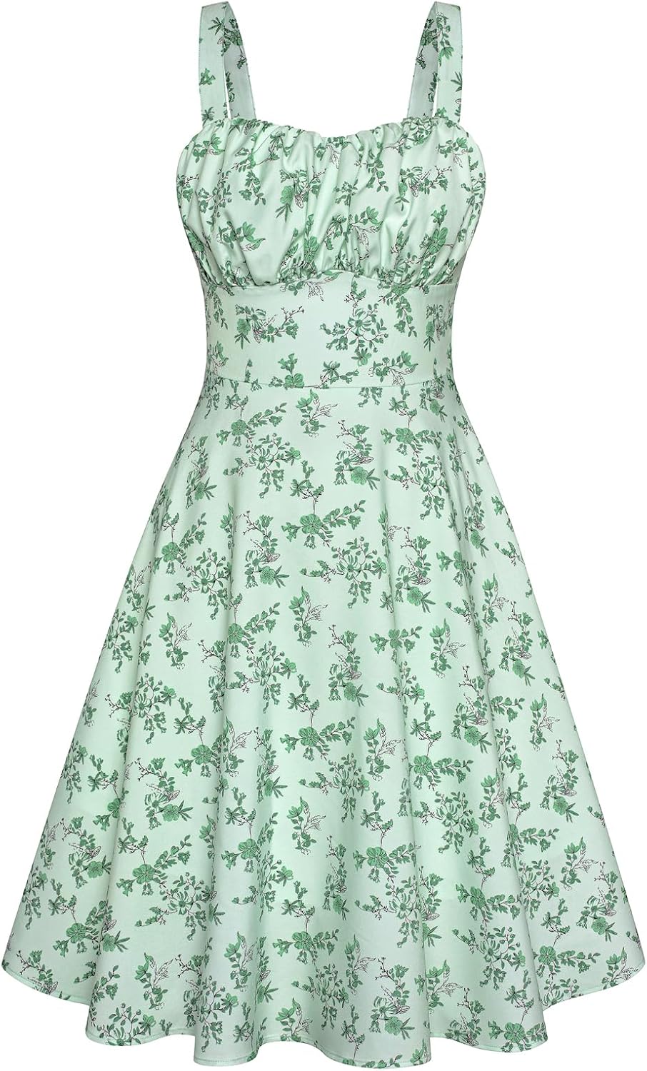 Belle Poque Womens Vintage A-line Midi Cocktail Party Dress