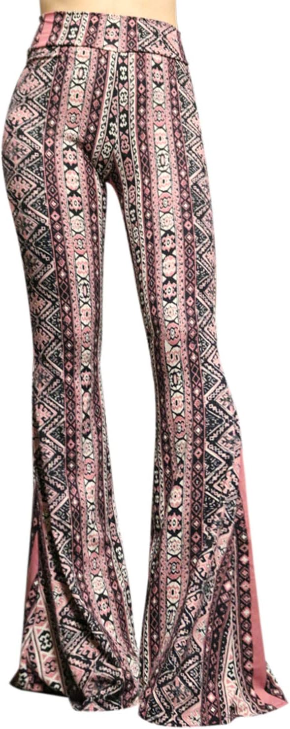 Women's High Waist Wide Leg Long Palazzo Bell Bottom