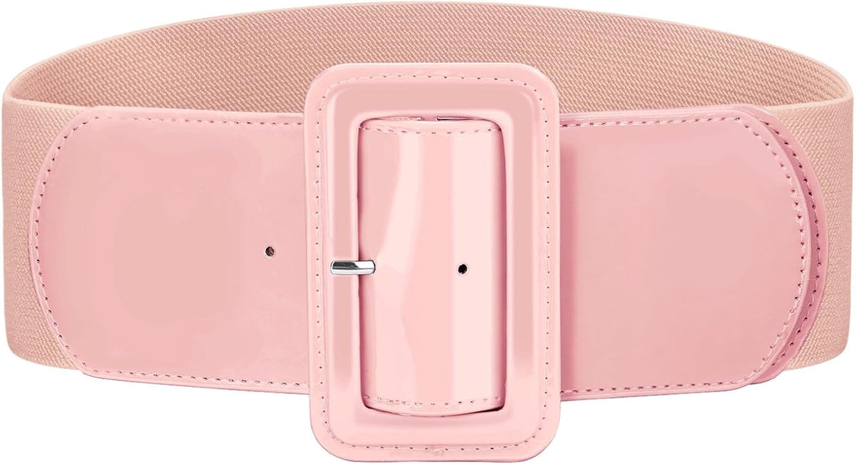 Stretchy Wide Women Belts Elastic Vintage Belts for Women Fashion Ladies Waist Belt for Dress