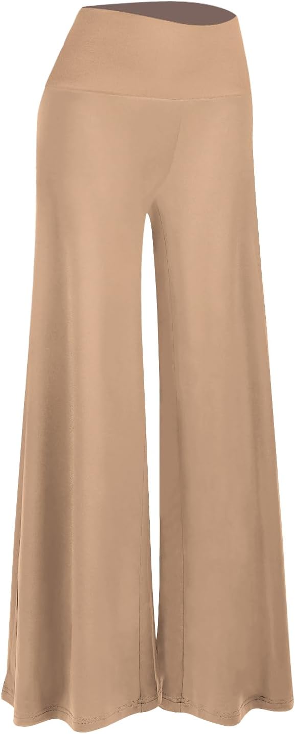 Women's Stretchy Wide Leg Palazzo Lounge Pants Casual Comfy