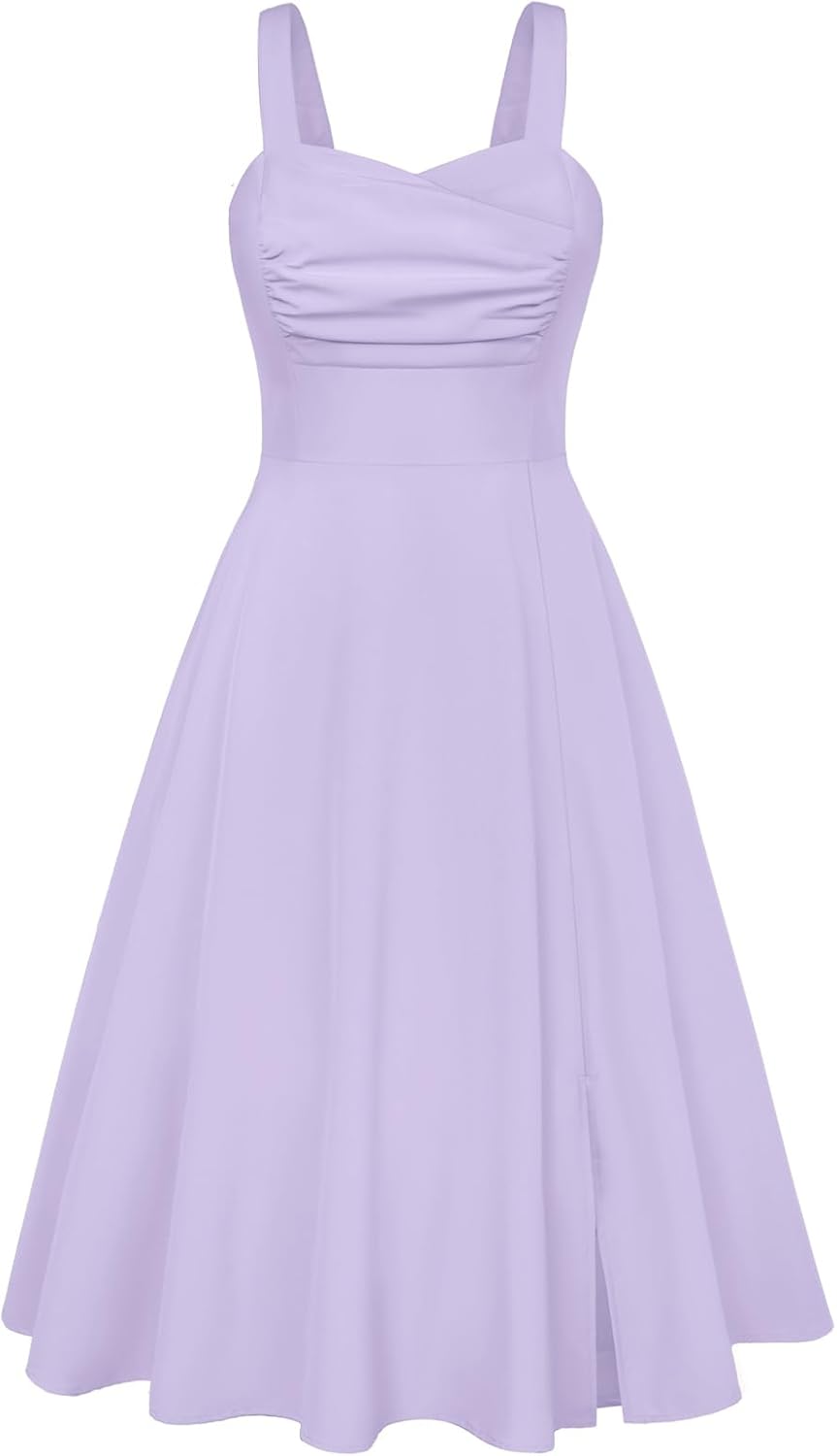 Belle Poque Women's Vintage Midi Tea Party Cocktail Dress