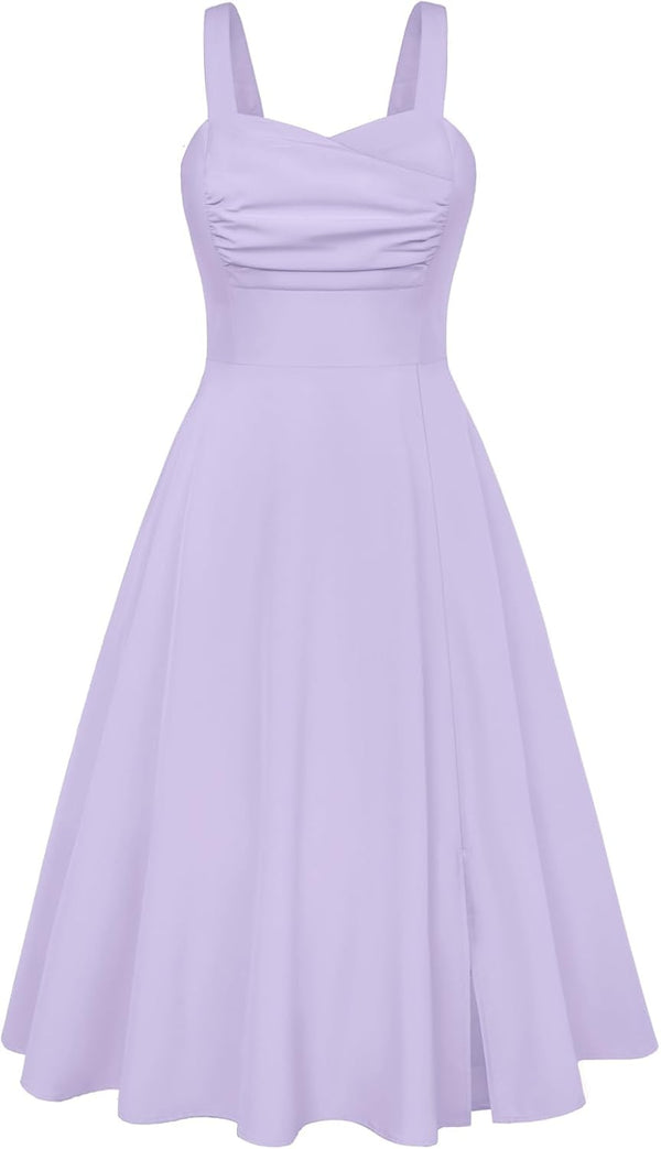 Belle Poque Women's Vintage Midi Tea Party Cocktail Dress