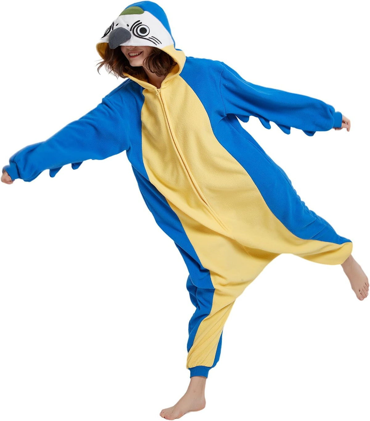 SAMGU Adult Onesie Animal Halloween Cosplay Costume One Piece Pajamas for Women and Men