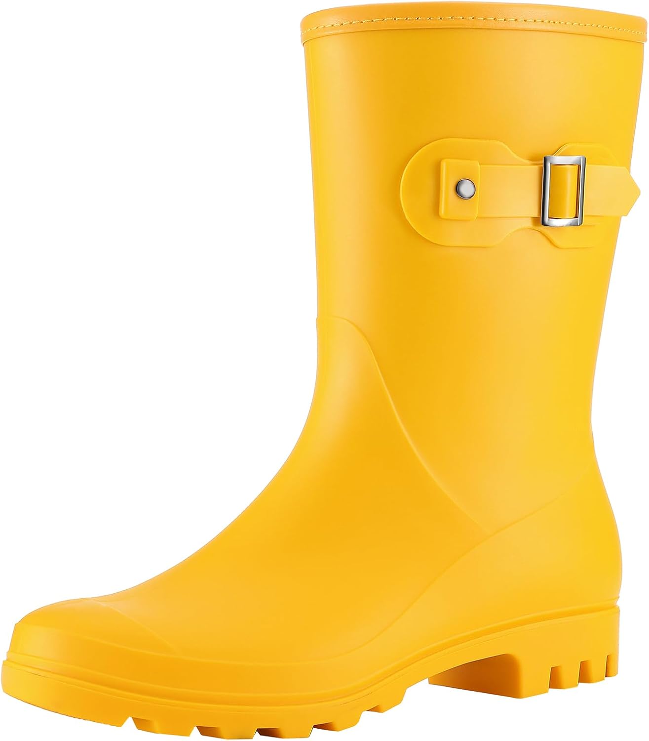 Mid Calf Rain Boots Waterproof Shoes