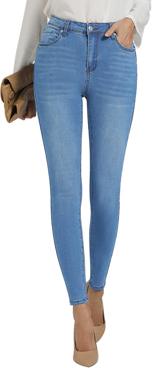 Skinny Jeans For Women High Waist Stretchy Classic High Rise