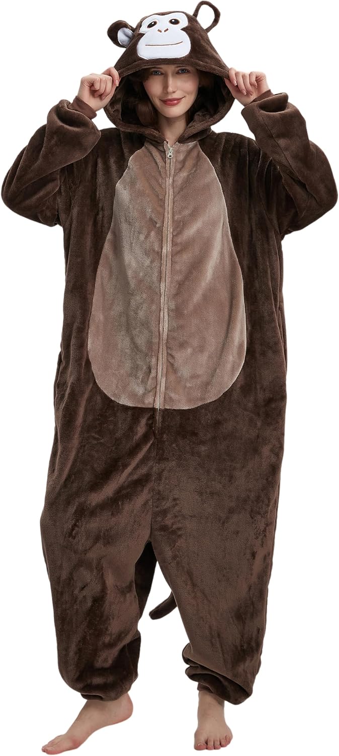 SAMGU Adult Onesie Animal Pajamas Halloween Cosplay Costumes Sleepwear Homewear