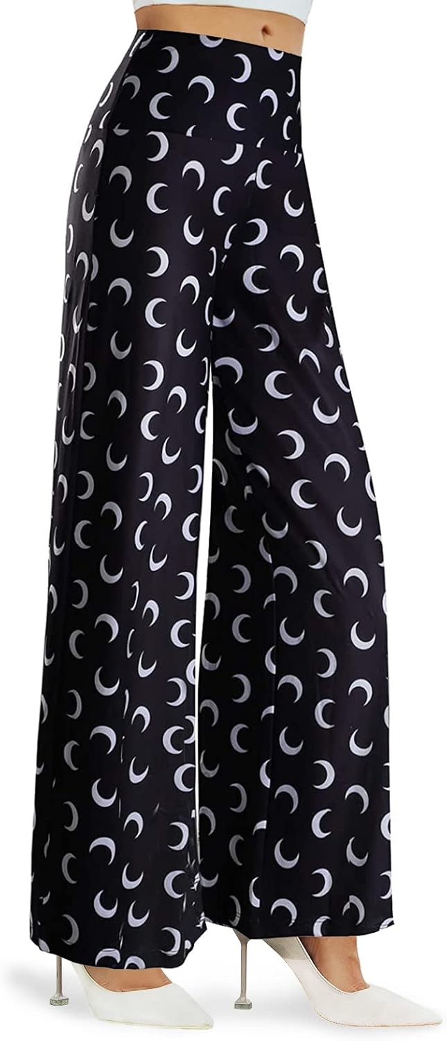Women's Stretchy Wide Leg Palazzo Lounge Pants Casual Comfy