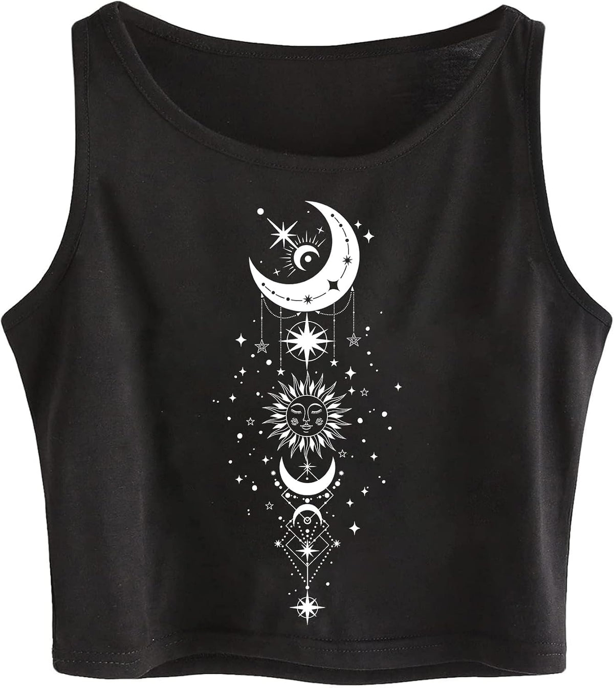 Remidoo Crop Tops for Women Casual Cropped Tank Top Summer Sleeveless Shirts