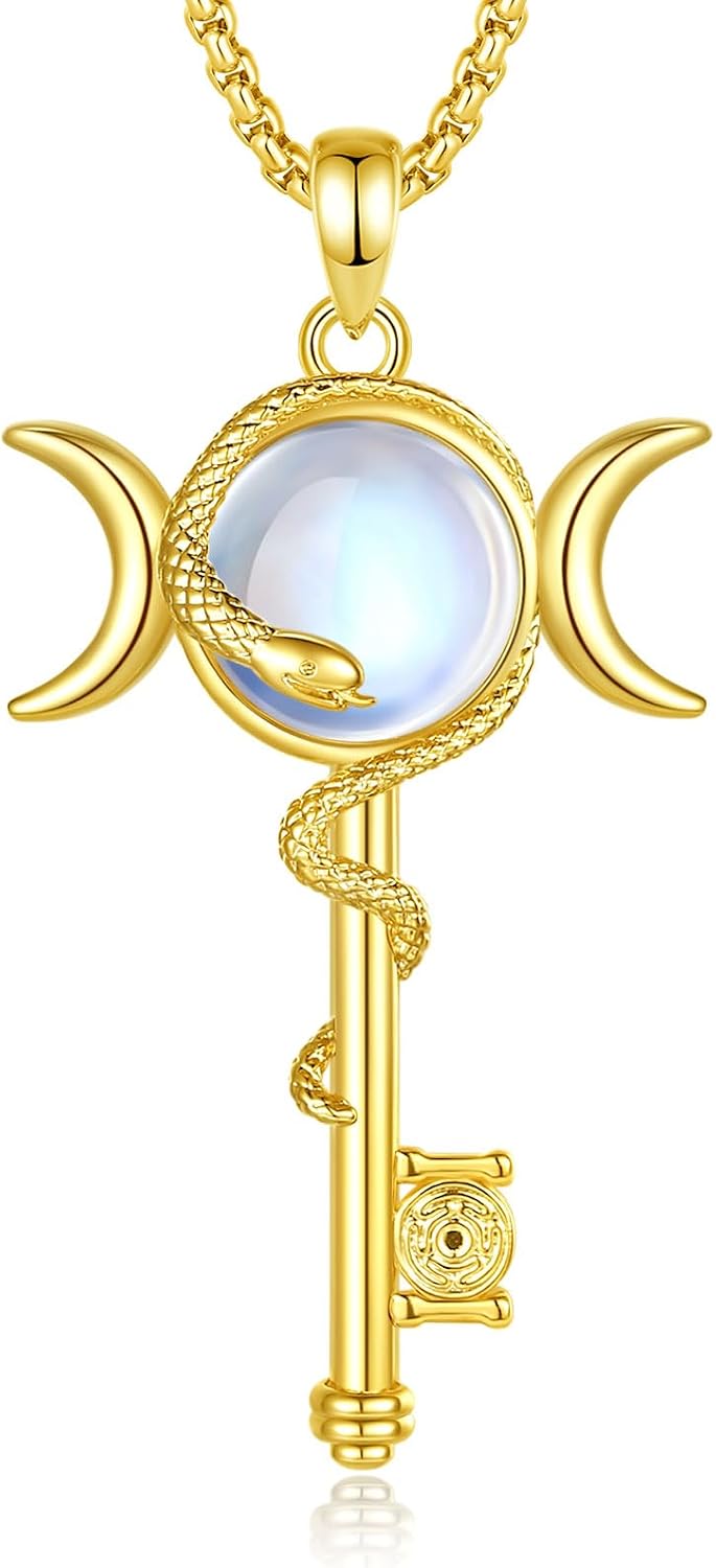 Hecate Key Necklace Witchy Jewelry for Women Witch Protection Sigils Gifts