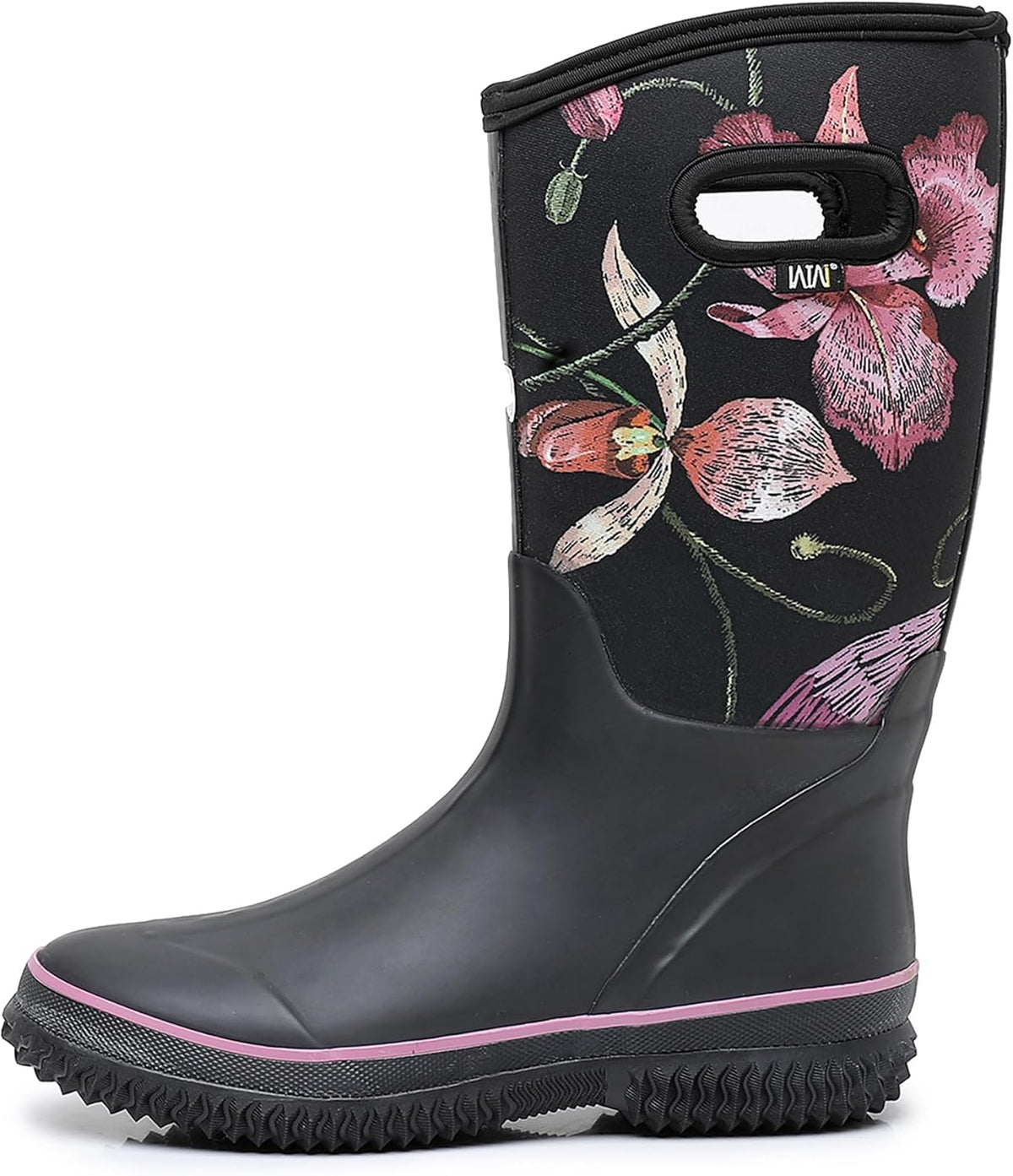 Mid-calf Rain Boots - Waterproof Insulated 5.5mm Neoprene Mud Boots