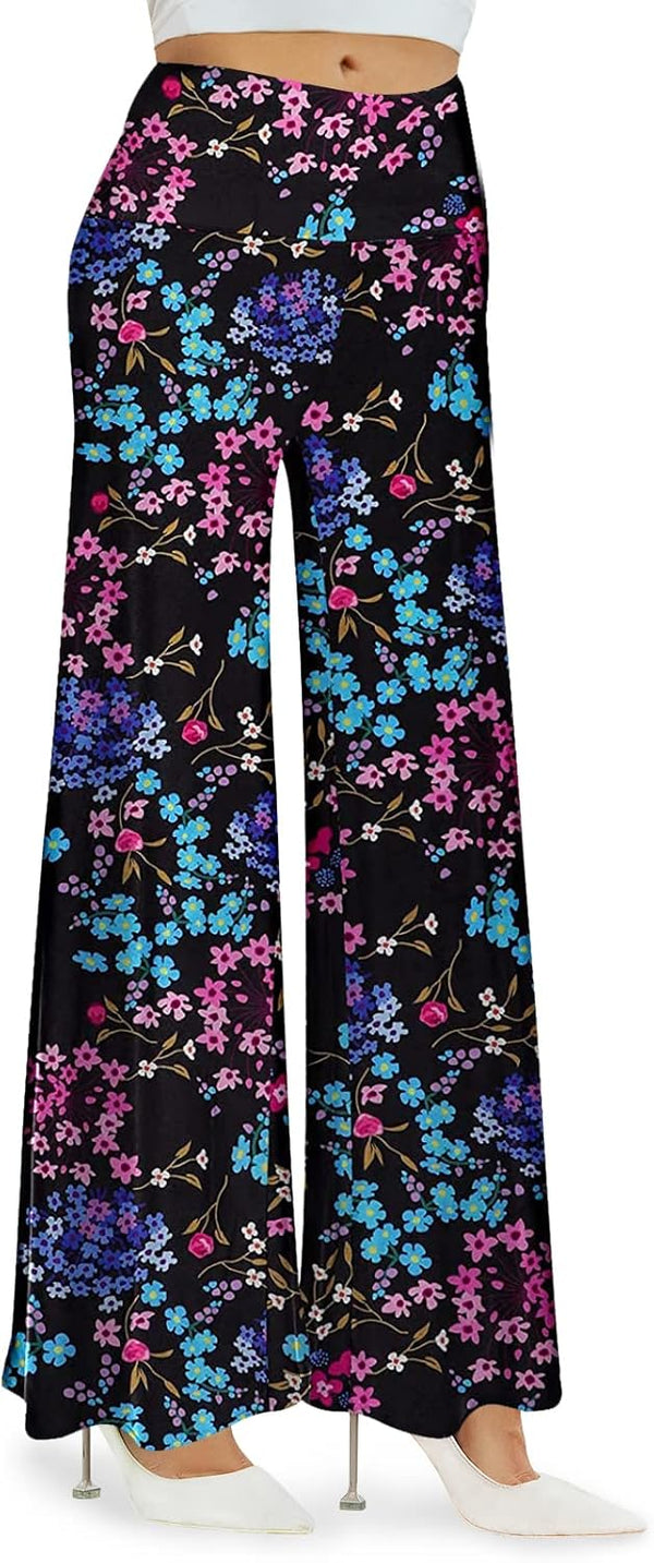 Women's Stretchy Wide Leg Palazzo Lounge Pants Casual Comfy