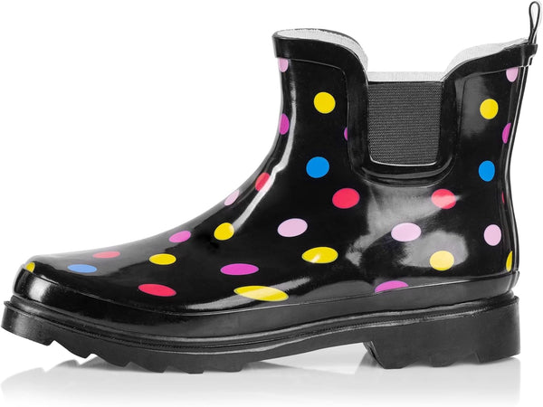Womens Ankle Rain Boots - Ladies Waterproof Winter Spring