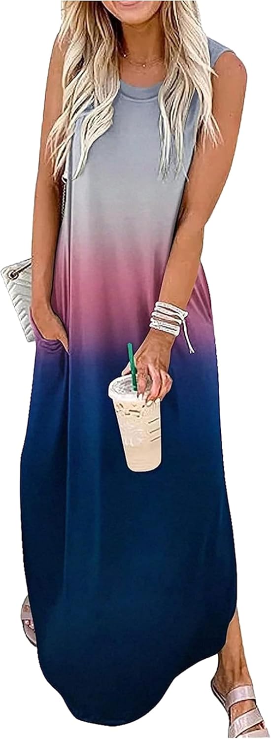 CHUNTIANRAN Maxi Dresses for Women Summer Outfits Boho Beach Long Dresses Casual Sundresses Resort Wear for Women 2026