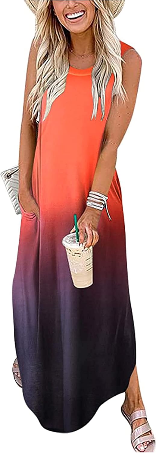 CHUNTIANRAN Maxi Dresses for Women Summer Outfits Boho Beach Long Dresses Casual Sundresses Resort Wear for Women 2026