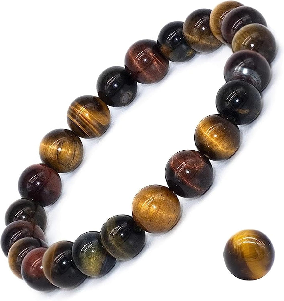 Natural Gemstone Stretch Elastic Bracelet