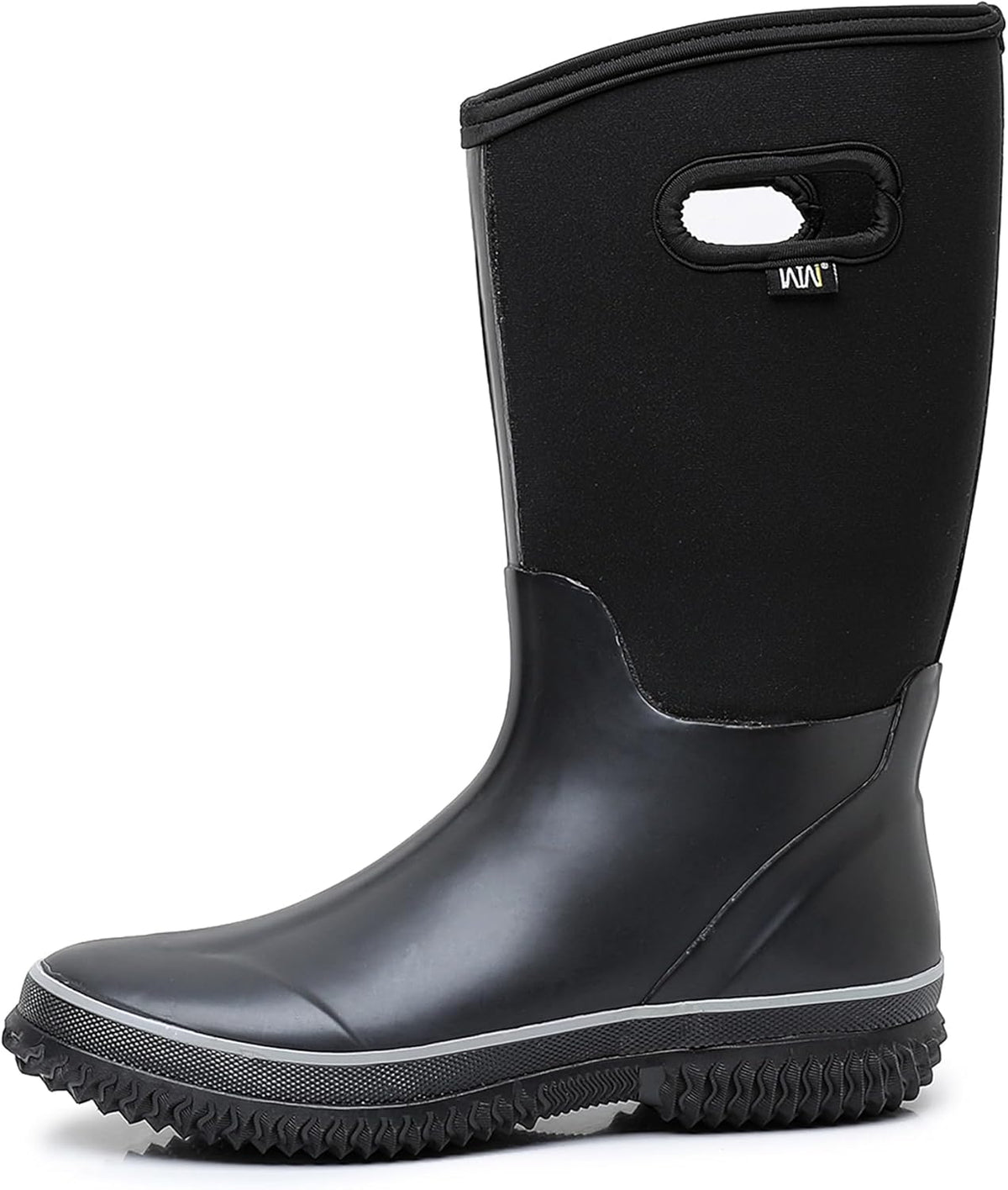Mid-calf Rain Boots - Waterproof Insulated 5.5mm Neoprene Mud Boots