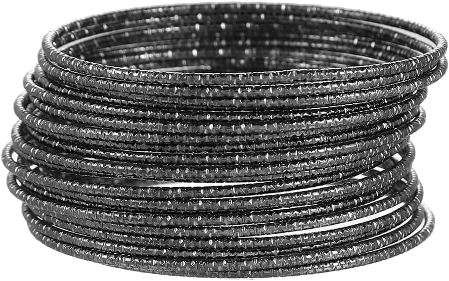 16Pcs Gold Bangle Bracelets for Women - Multi Layer Stackable Textured Bracelets Boho Jewelrys Set.