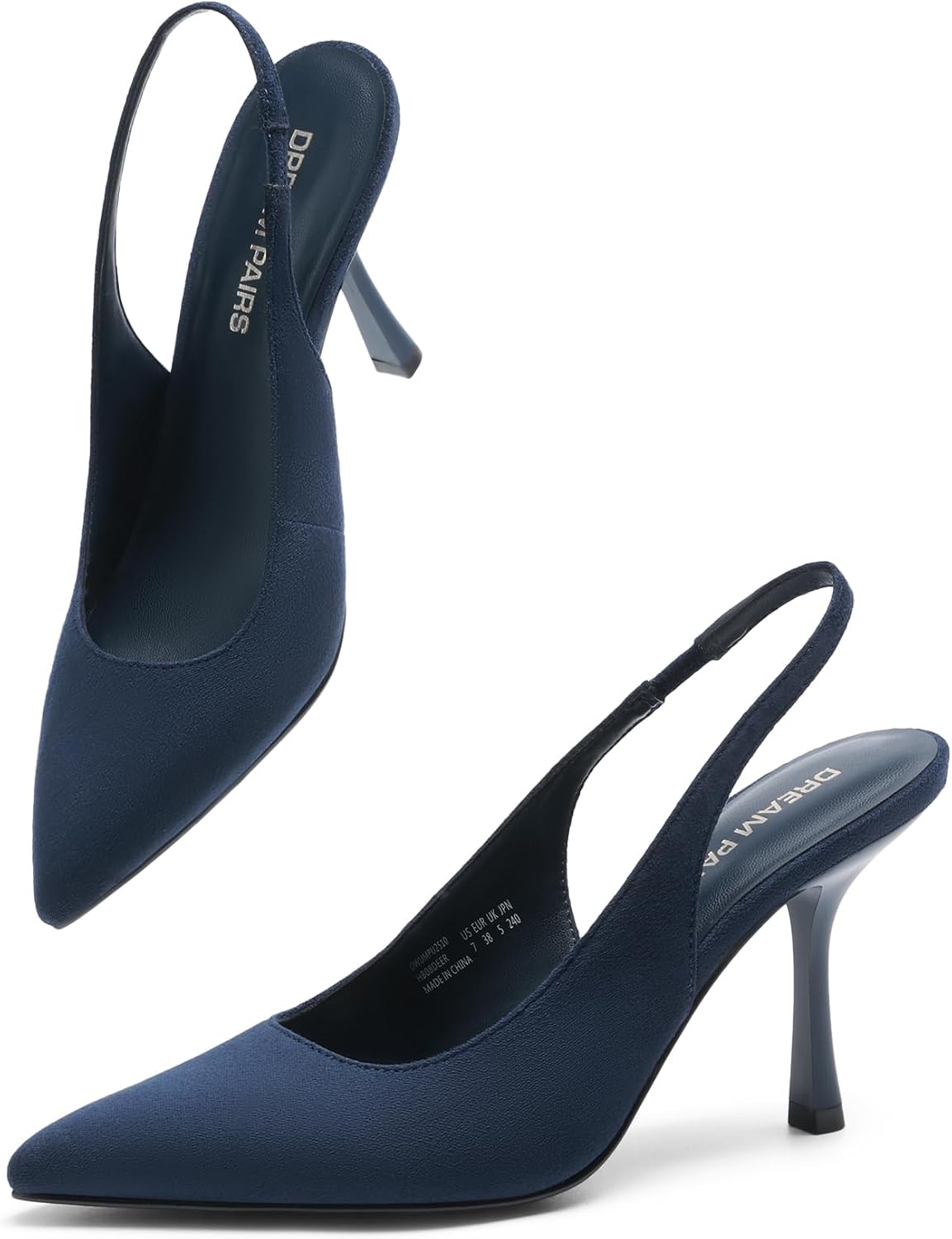 DREAM PAIRS Women's Slingback High Heels Pumps Shoes