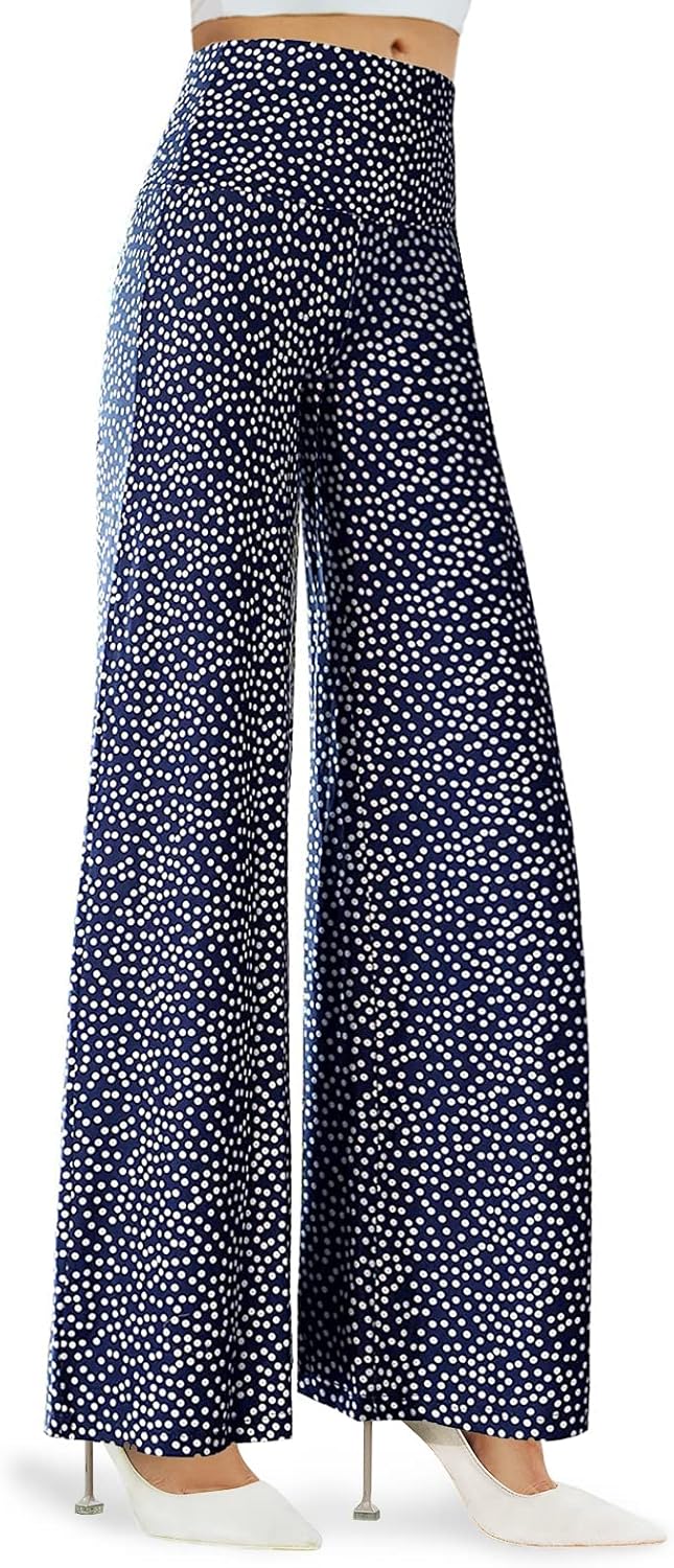 Women's Stretchy Wide Leg Palazzo Lounge Pants Casual Comfy