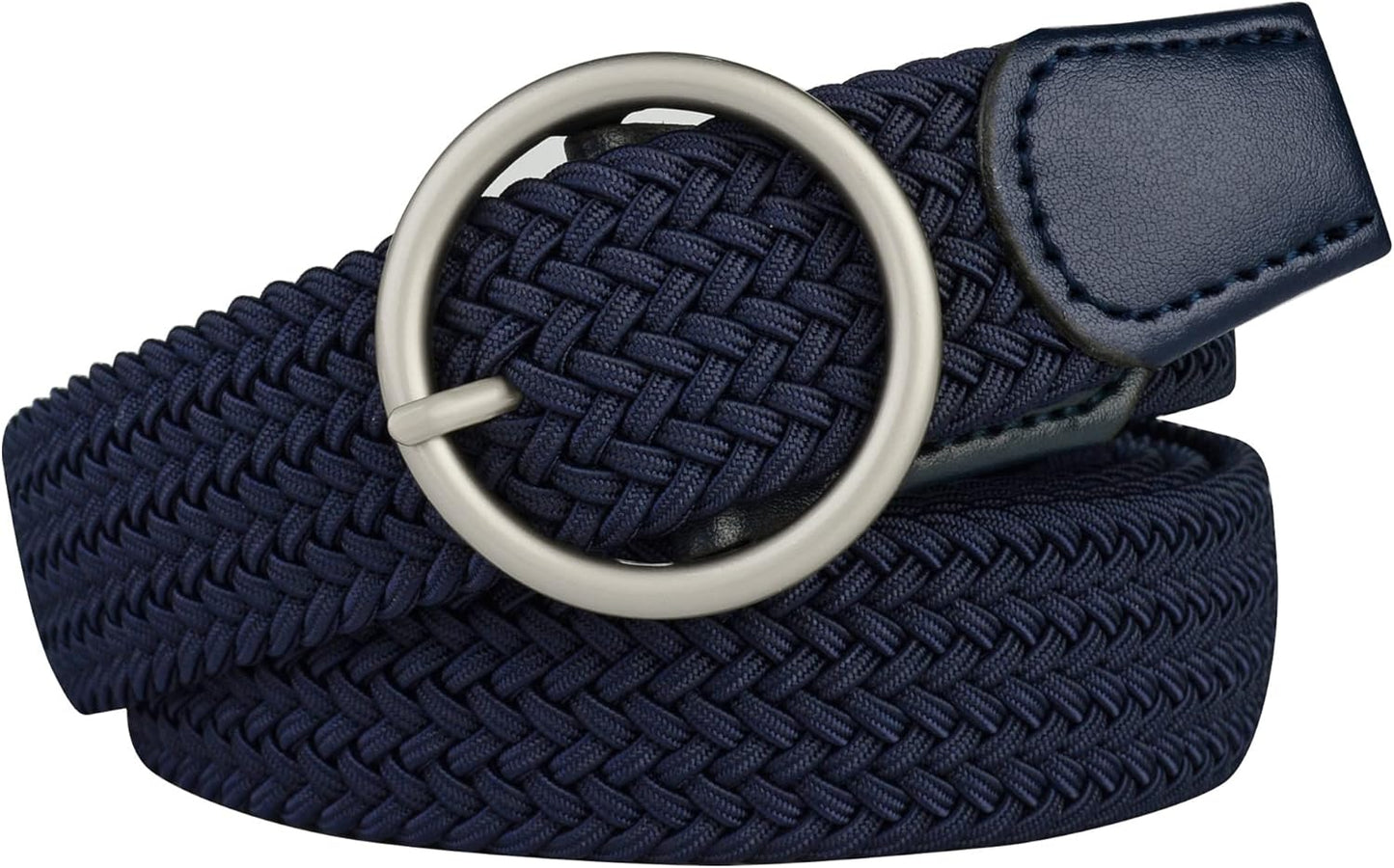 Womens Plus Size Belts 39 To 75inch Stretch Belt Black Elastic Belts